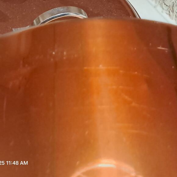 Copper Canister Home Decor Storage Container with Lid Kitchen Bathroom Trashcan - Picture 9 of 10